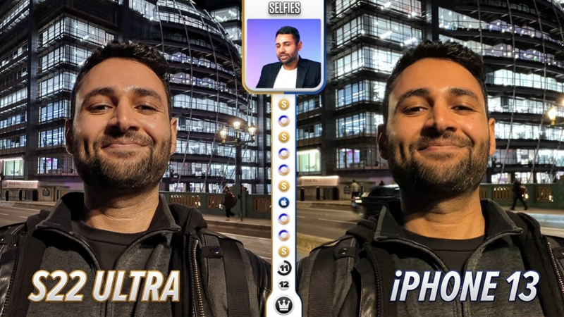 Samsung Galaxy S22 Ultra và iPhone 13 Pro Max