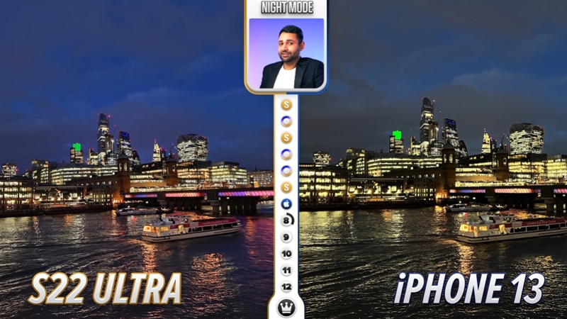 Samsung Galaxy S22 Ultra và iPhone 13 Pro Max