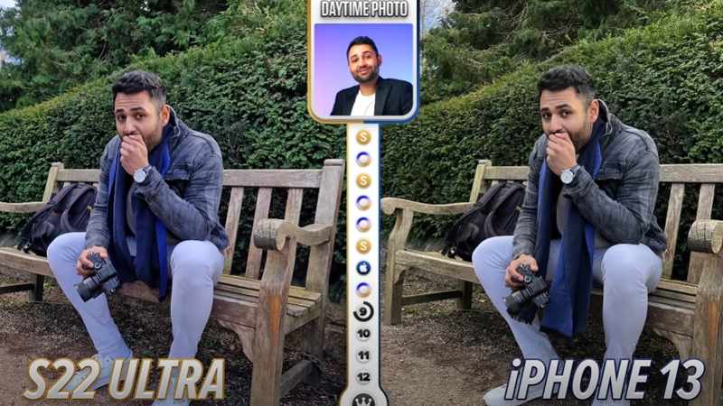 Samsung Galaxy S22 Ultra và iPhone 13 Pro Max