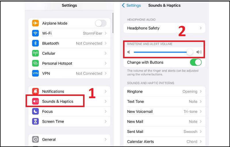 Khắc phục lỗi về âm thanh trên iPhone 12