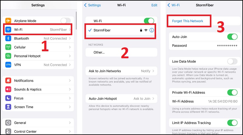 Khắc phục lỗi kết nối wifi trên iPhone 12