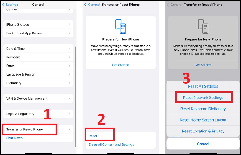 Khắc phục lỗi về mạng LTE/5G trên iPhone 12