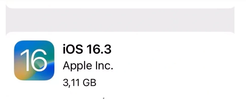 iOS 16.3