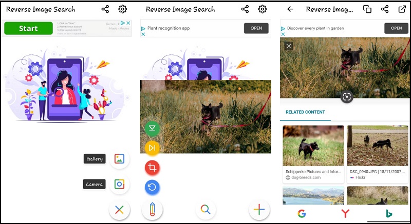 Ứng dụng tìm kiếm hình ảnh Reverse Image Search