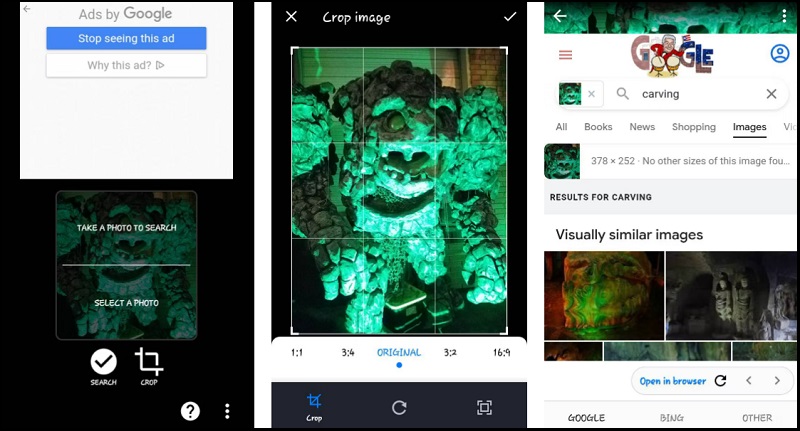 Ứng dụng tìm kiếm hình ảnh Photo Sherlock