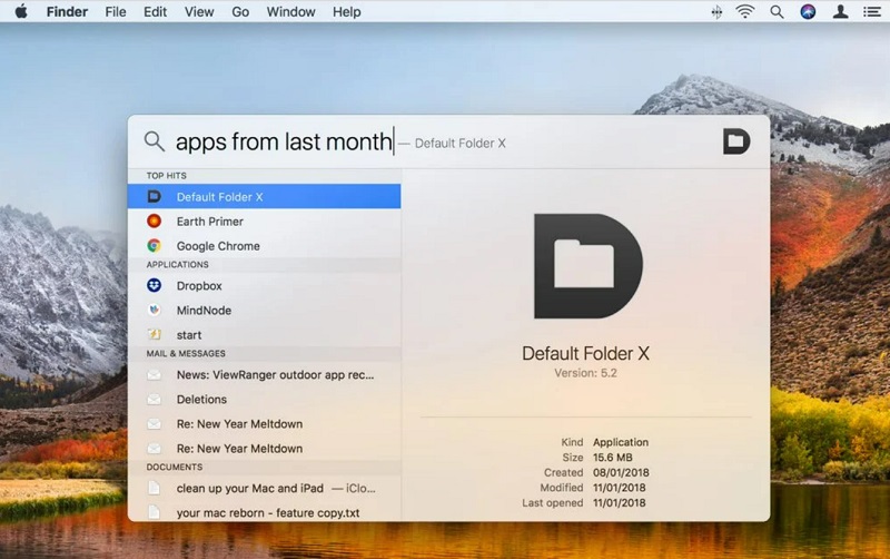 Nhấn tổ hợp phím Command + F để chức năng tìm kiếm trên máy Mac