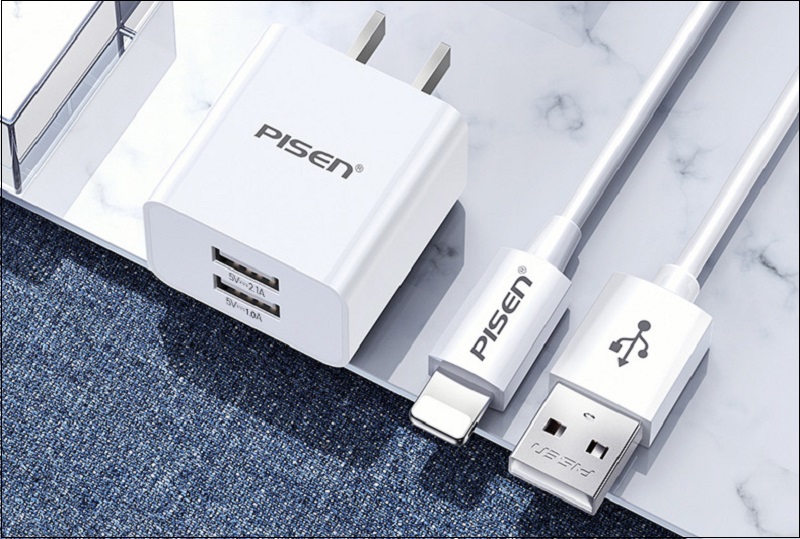 Cốc sạc, cáp sạc Pisen