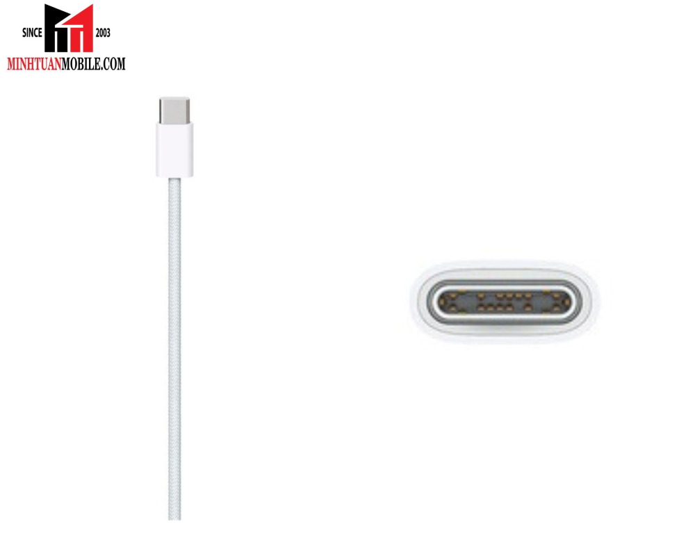 Cáp Type-C to Type-C Apple 1m dây dù Chính Hãng MQKJ3ZA