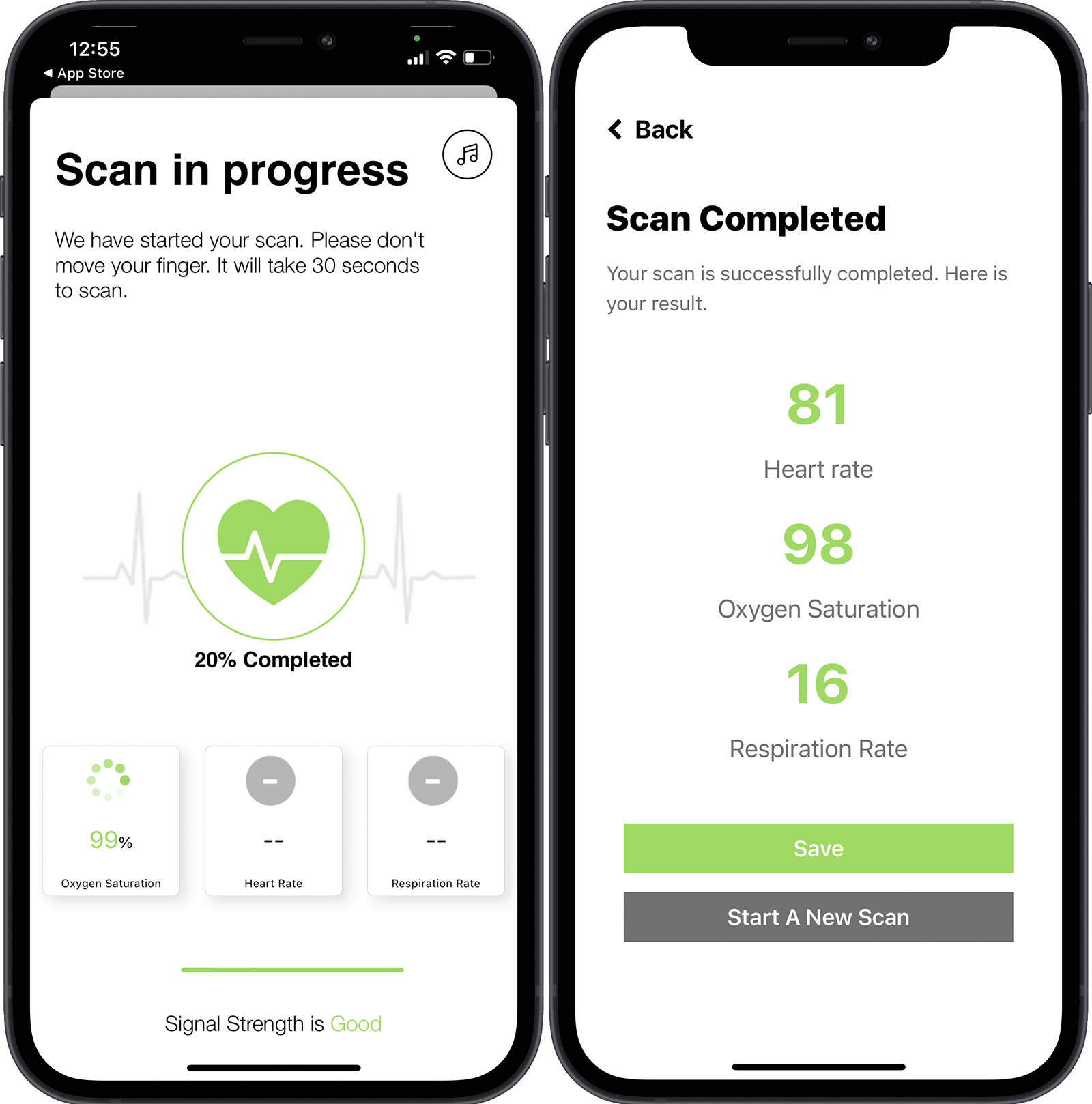 Đo nồng độ oxy trong máu bằng iPhone