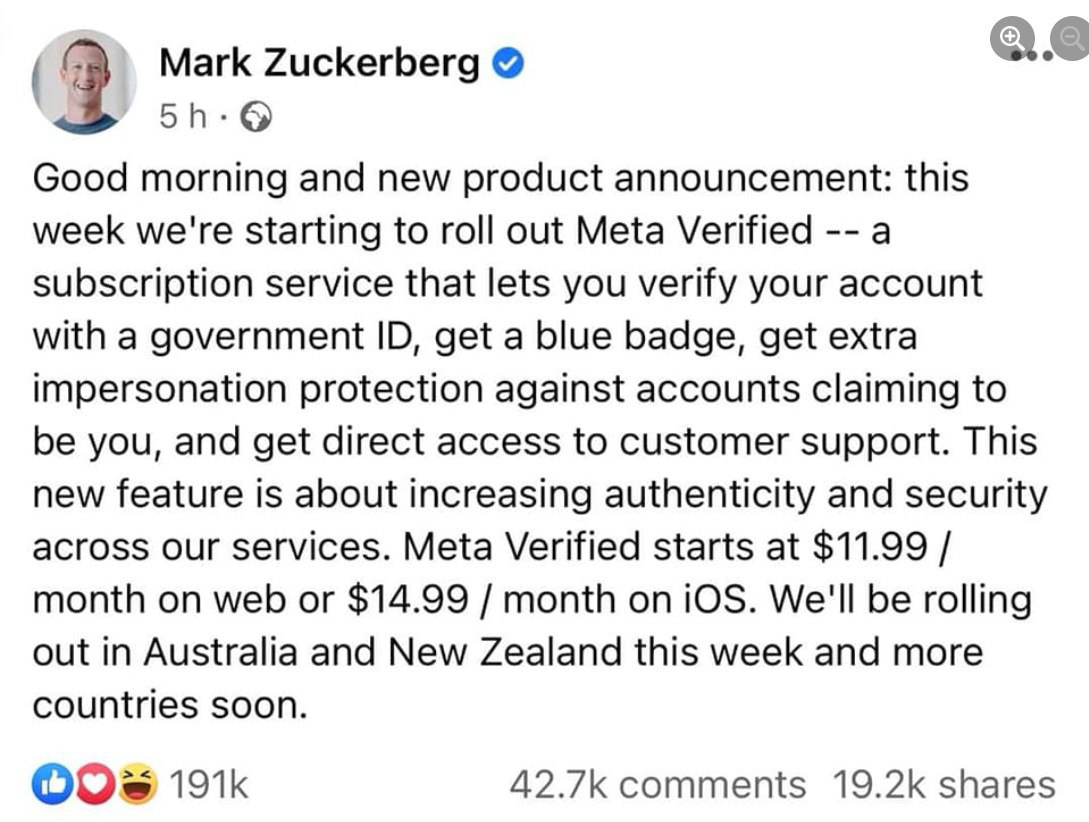 Mark bán tick xanh FB và IG