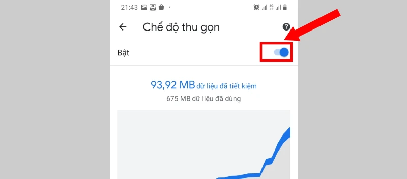 Bật chế độ tiết kiệm dữ liệu (Lite Mode) trên Chrome