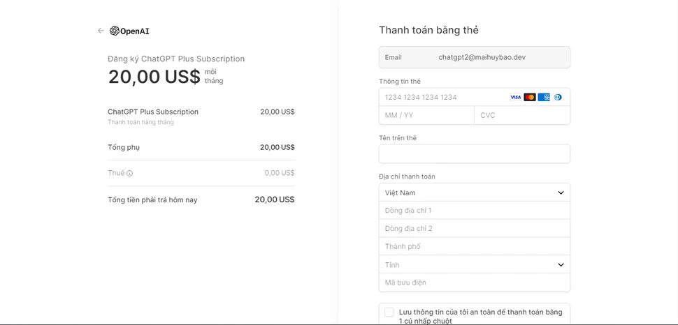 ChatGPT đã dễ dàng sử dụng tại Việt Nam