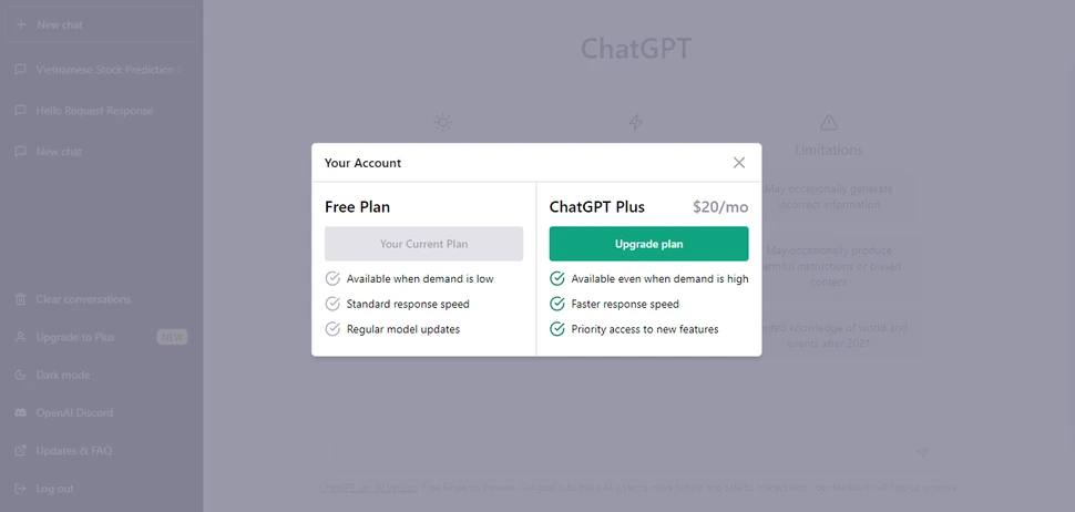 ChatGPT đã dễ dàng sử dụng tại Việt Nam