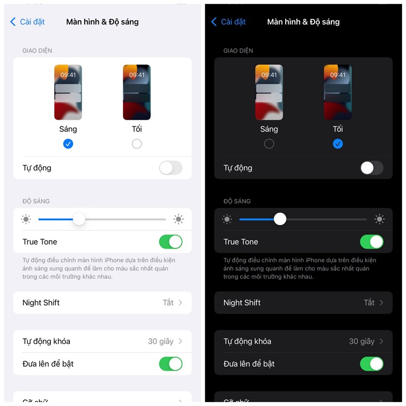 Cách bật tắt nhanh Dark Mode trên iPhone