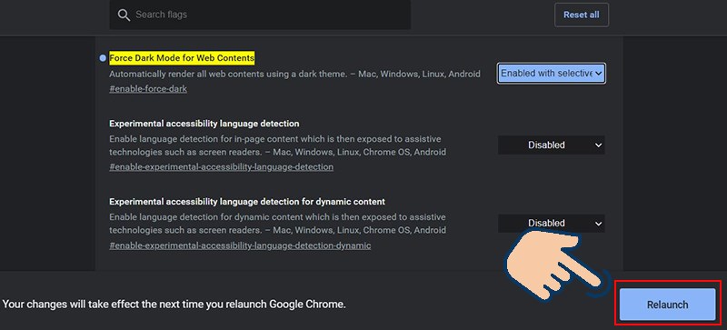 Cách bật tắt nhanh Dark Mode trên trình duyệt Chrome