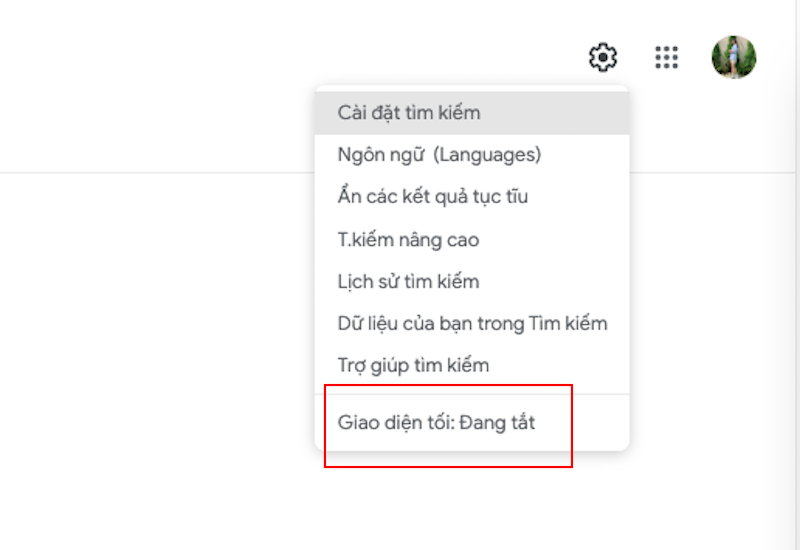 Cách bật tắt nhanh Dark Mode trên trình duyệt Chrome