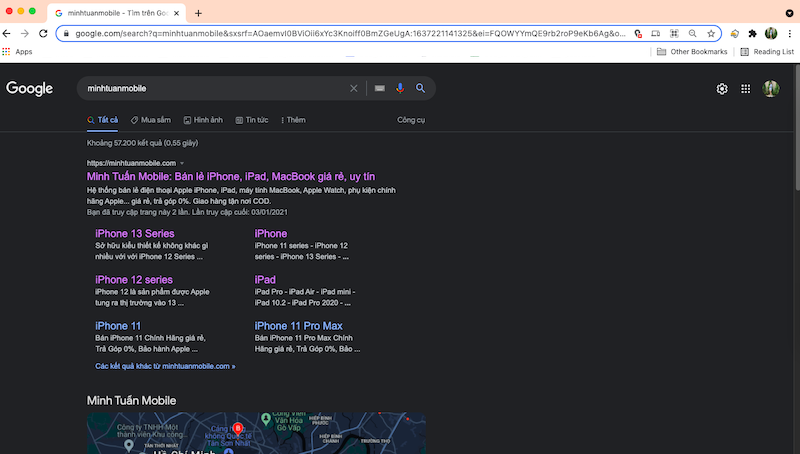 Cách bật tắt nhanh Dark Mode trên trình duyệt Chrome