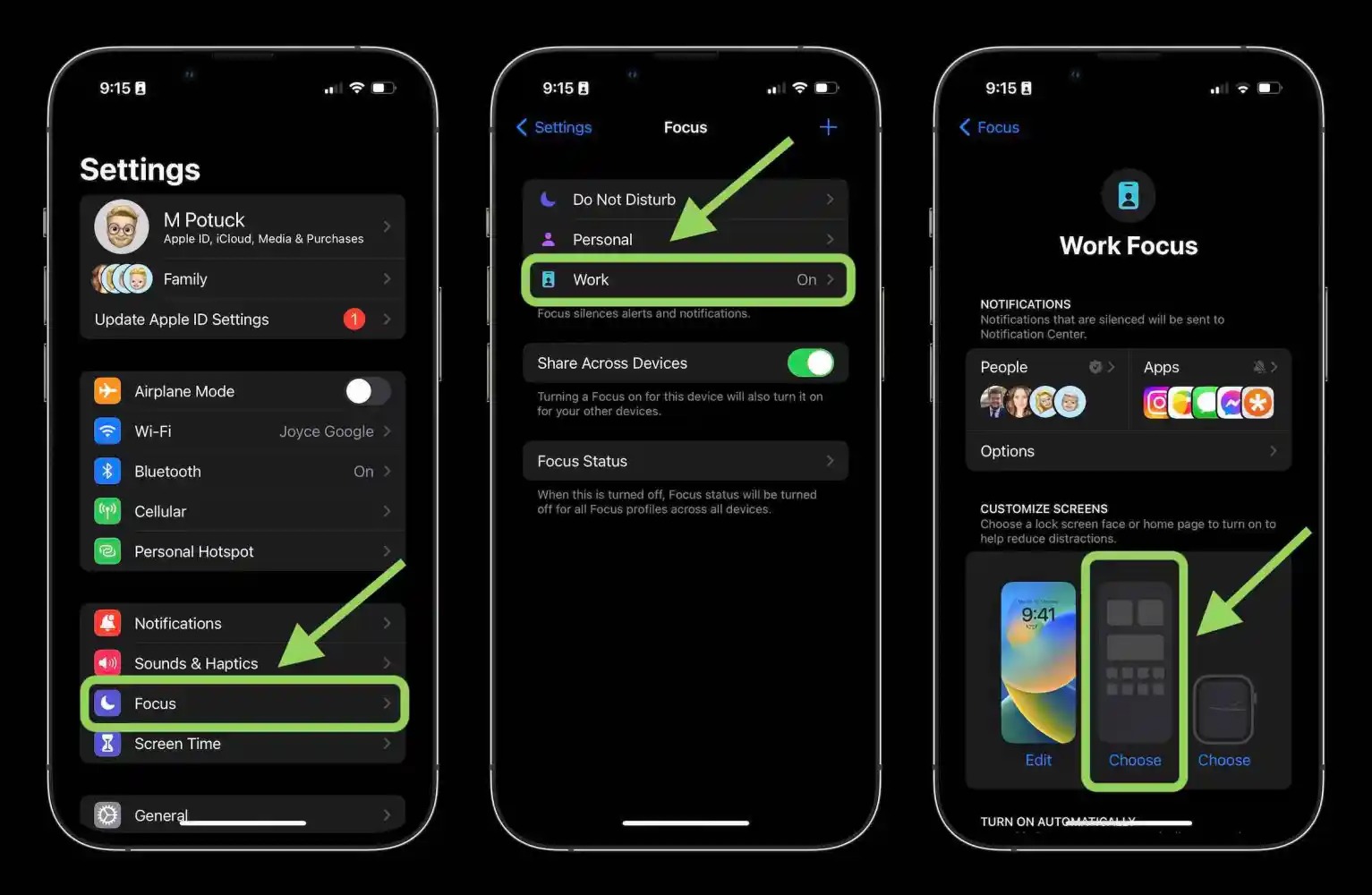 Những điểm mới trong chế độ Focus trên iOS 16: Liên kết với màn hình khóa, tạo trang chủ tùy chỉnh, sử dụng bộ lọc