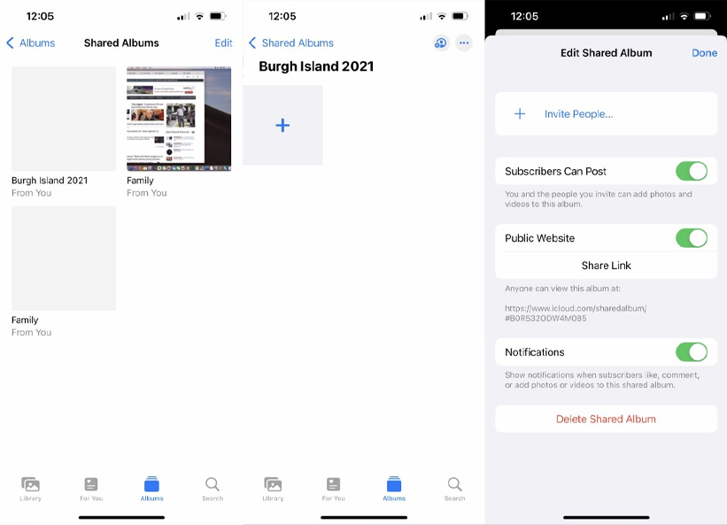 Chia sẻ iCloud cho nhiều người