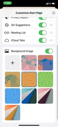 Thật tuyệt vời khi bạn có thể tạo giao diện mới cho Safari trên iPhone.