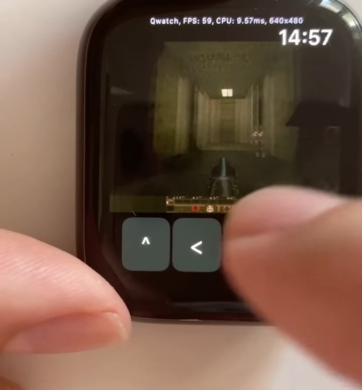 Chơi game Quake 1 trên Apple Watch