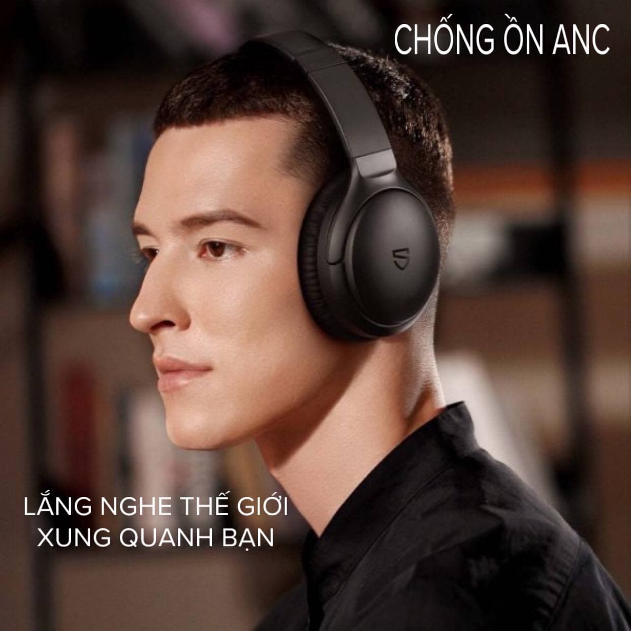 Tai nghe chụp tai Bluetooth Soundpeats A6