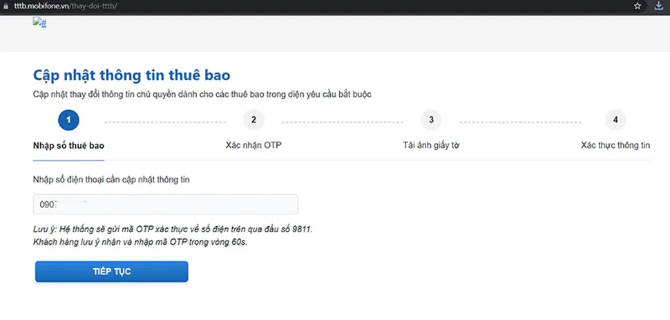 Chuẩn hóa thông tin thuê bao di động