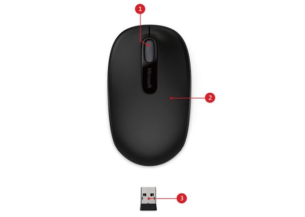 Chuột không dây Microsoft Wireless 1850