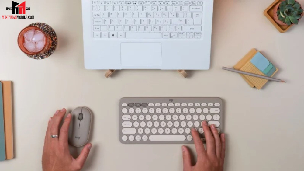 Chuột không dây Bluetooth Logitech Pebble M350