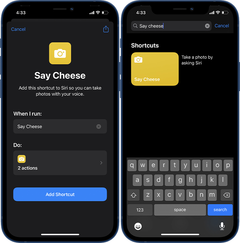 Chụp ảnh từ xa trên iPhone bằng Siri