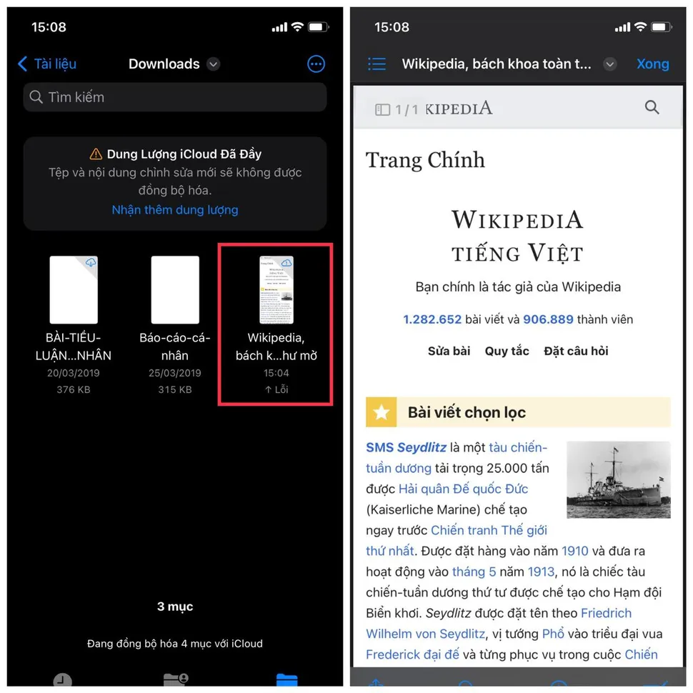 Chụp màn hình toàn trang trên iPhone, bạn đã biết chưa?