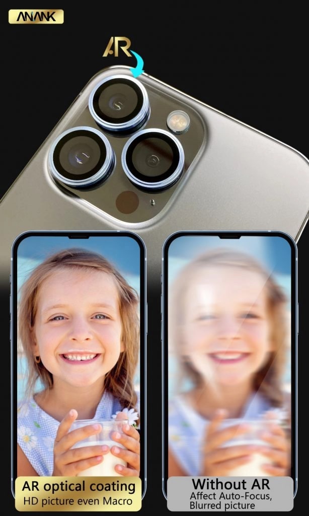 Dán AR bảo vệ camera iPhone 12 Pro/ 12 Pro Max ANANK