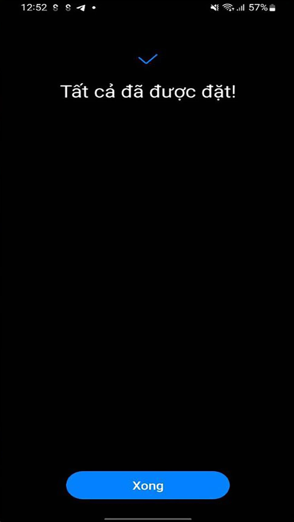 Dữ liệu sẽ được truyền qua điện thoại mới cho đến khi tất cả các dữ liệu được yêu cầu chuyển qua hết.