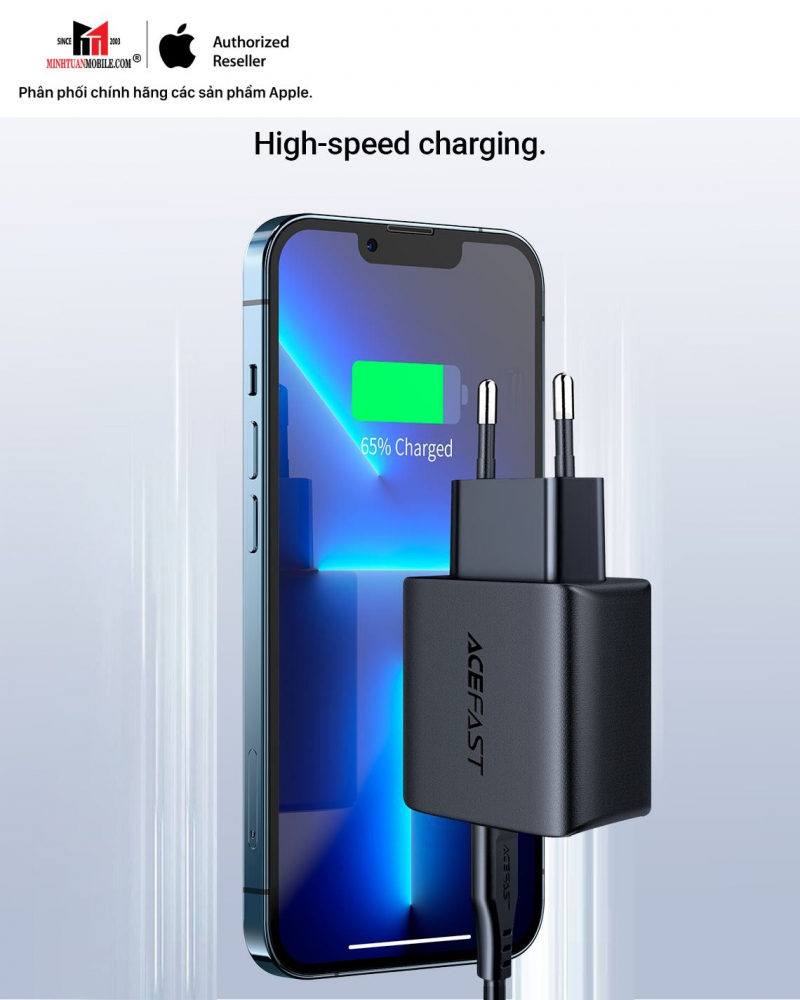 Cốc sạc nhanh ACEFAST 20W Type-C PD3.0 A120W