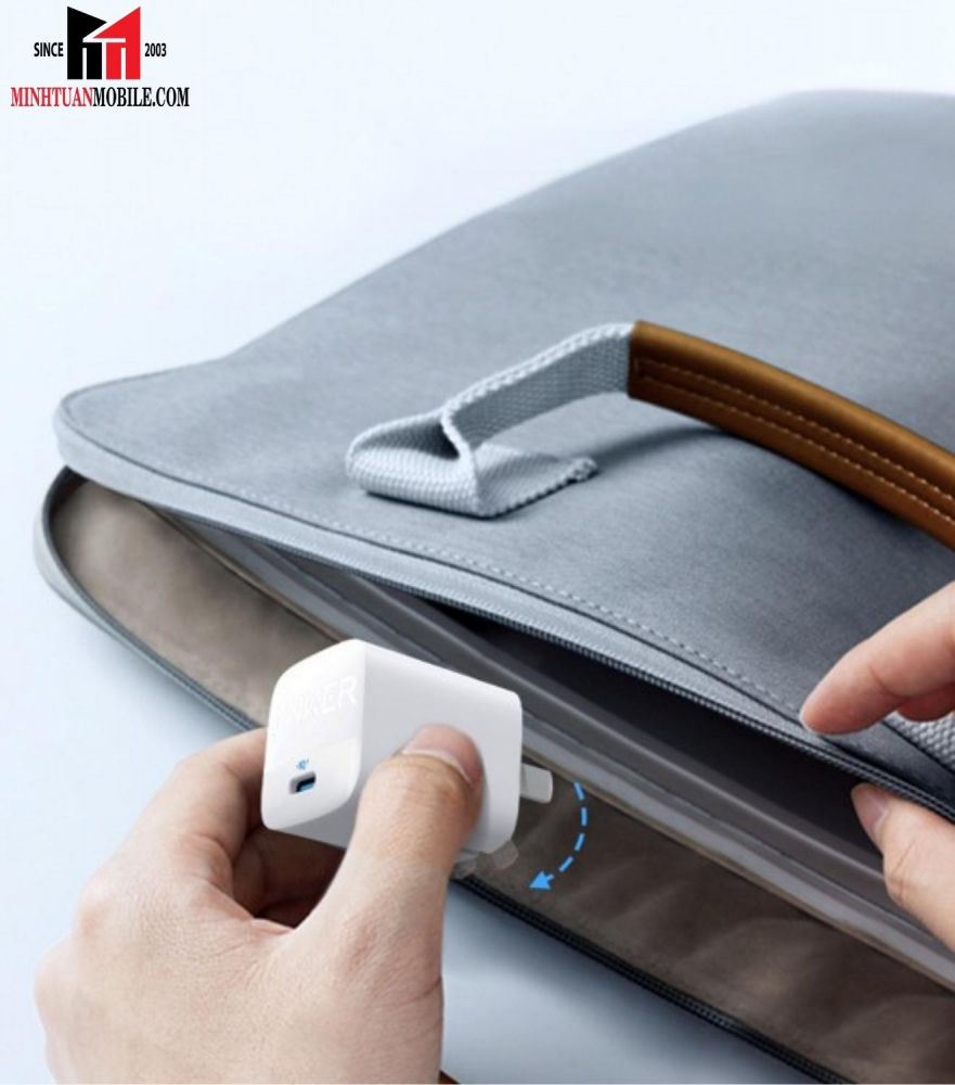 Cốc sạc nhanh Anker 30W Type-C PD 313 Charger Series 3 A2639