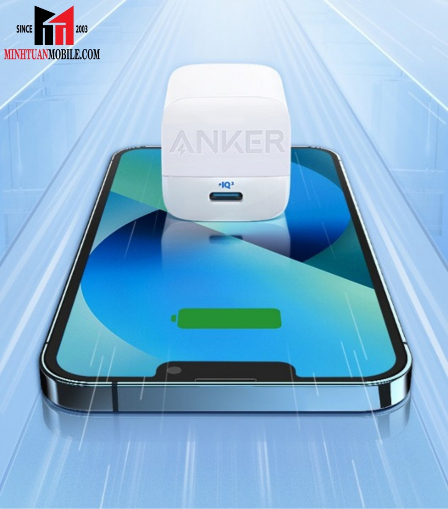 Cốc sạc nhanh Anker 30W Type-C PD 313 Charger Series 3 A2639