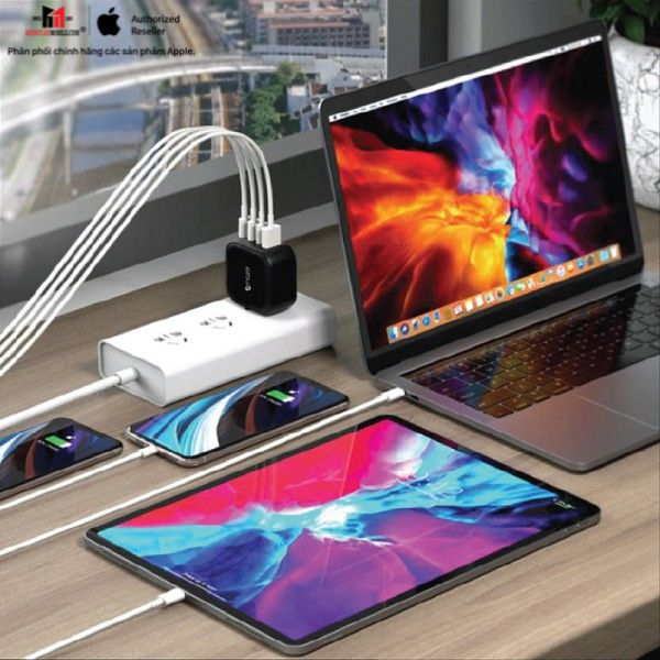 Cốc sạc nhanh Mazer 100W Infinite Boost SuperMINI GaN Wall Charger