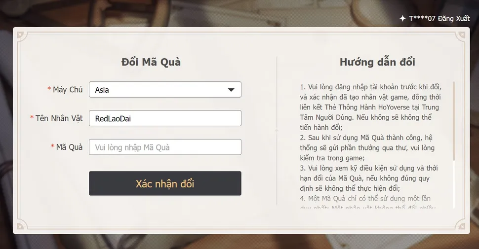 Code Genshin Impact 3.5
