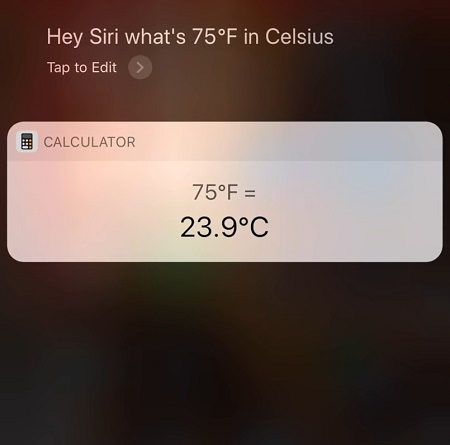 Chào hỏi Siri và yêu cầu nó thực hiện bất kì điều gì mà bạn muốn biết