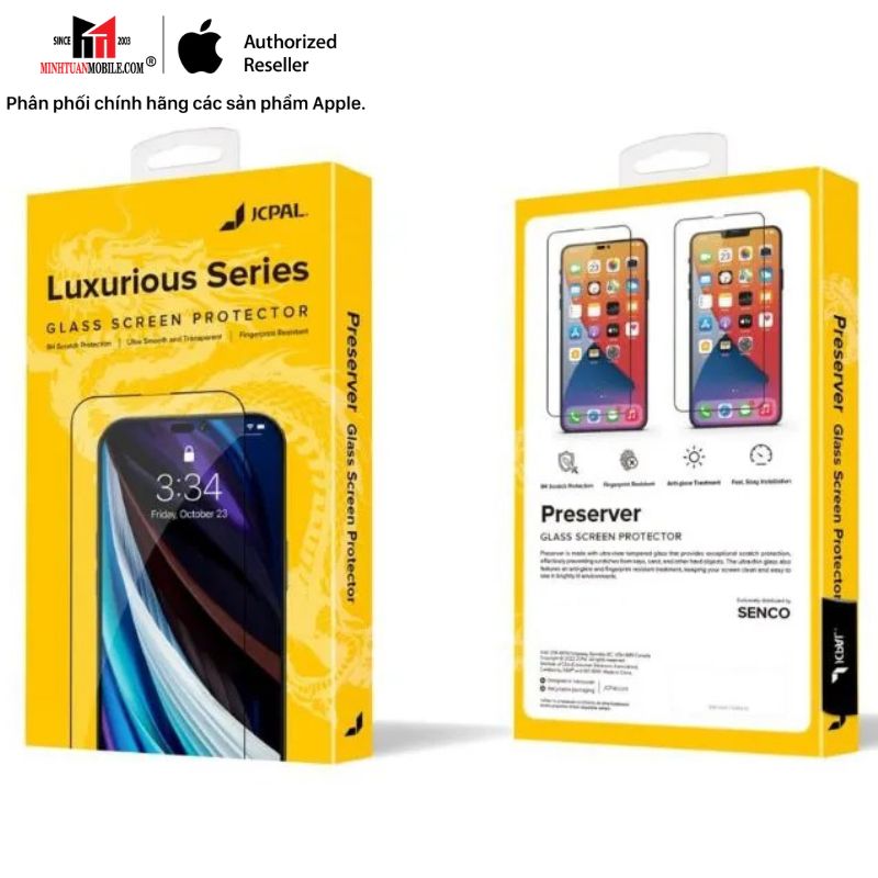 Cường lực iPhone 14 Plus/13 Pro Max JCPAL Preserver JCP4130