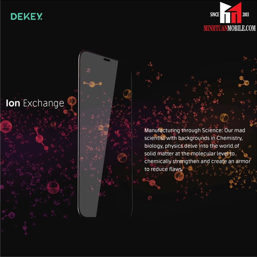 Cường lực iPhone 14 Pro Max Dekey Premium