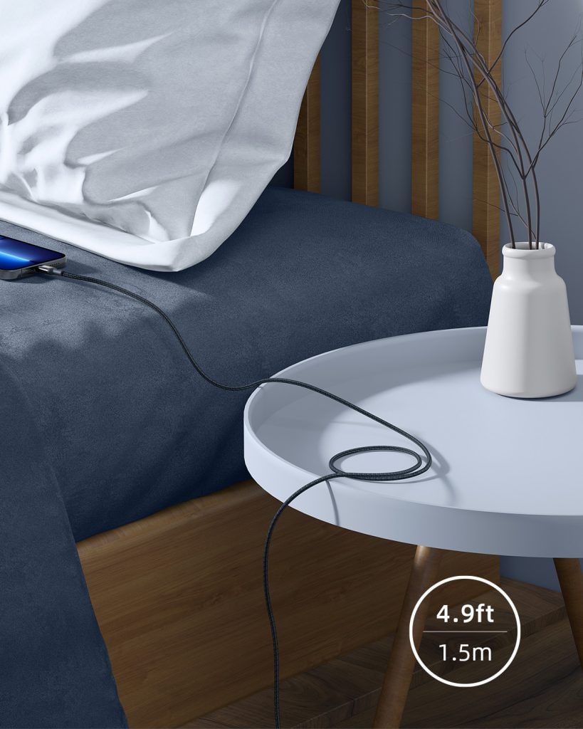 Cáp USB-A to Lightning Innostyle Powerflex MFi 1.5M 12W