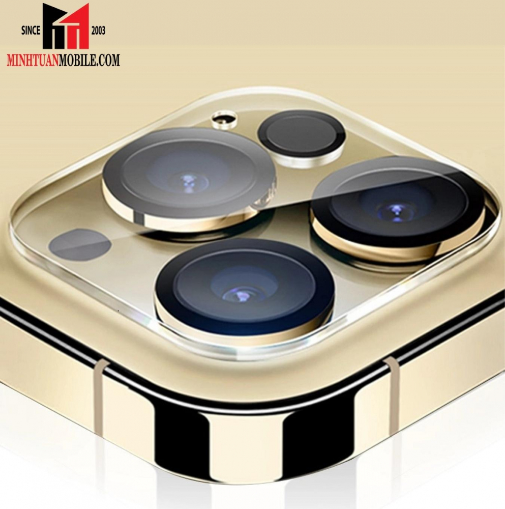 Dán cụm bảo vệ camera iPhone 14 Pro ANANK