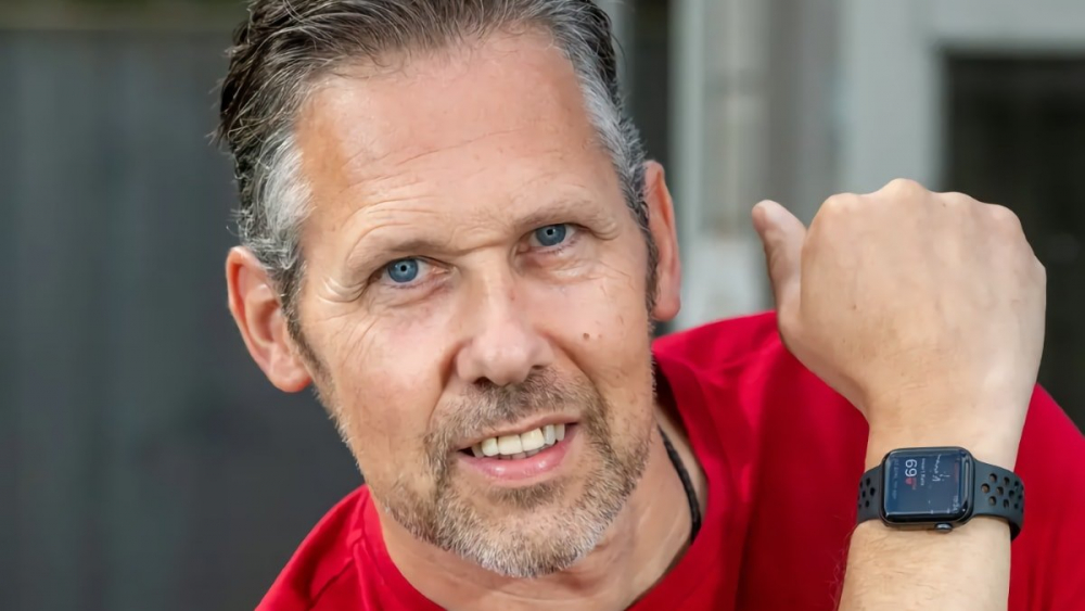 David Last với Apple Watch của mình