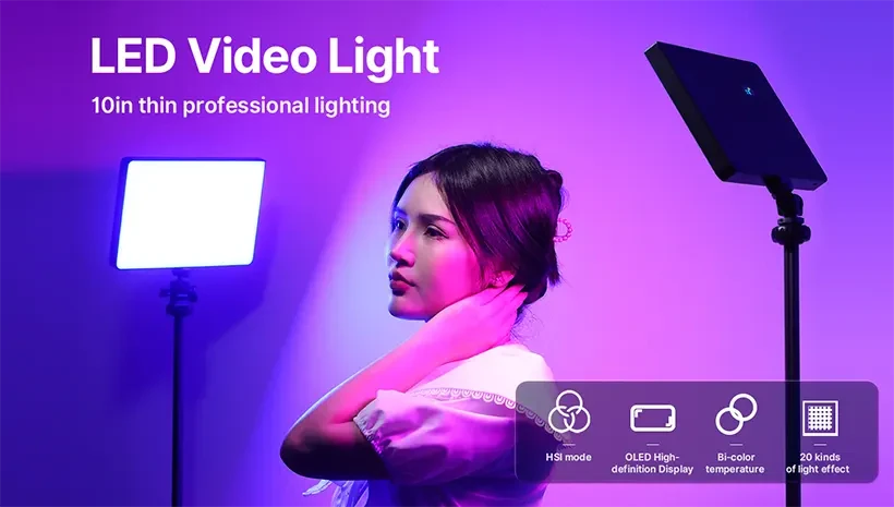 Đèn LED Video Ulanzi 10 inch RGB LT003