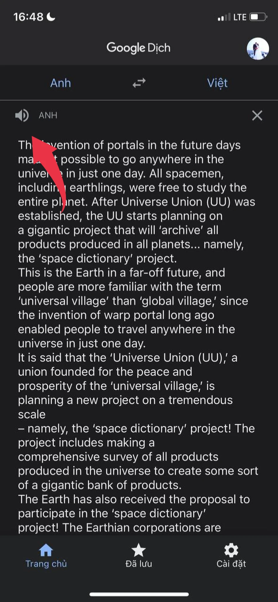 Google Dịch và tính năng dịch âm thanh