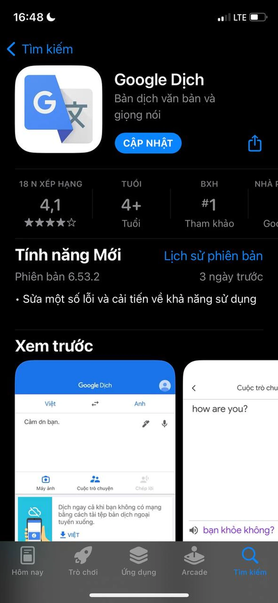 Dịch âm tthanh bằng Google Dịch