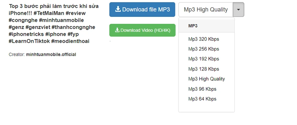 ứng dụng tương tự như snaptik