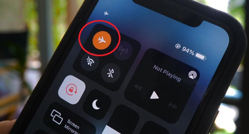 Khởi động lại thiết bị 