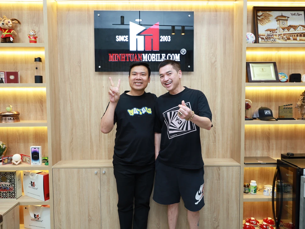 Diễn viên Quang Minh hào hứng 